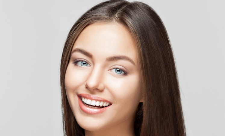 Young woman smiling